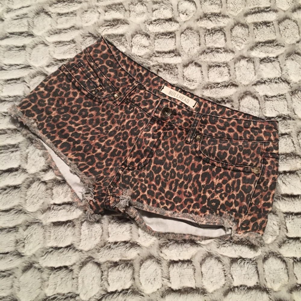 Bullhead Co. Leopard Shorts